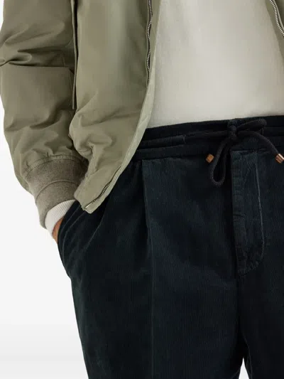 Brunello Cucinelli Linen Pants In Black