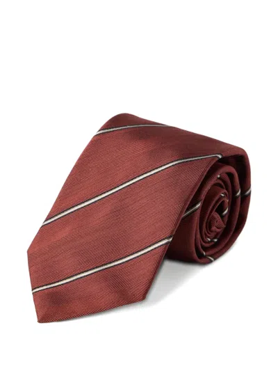 Brunello Cucinelli Silk Regimental Stripe Tie