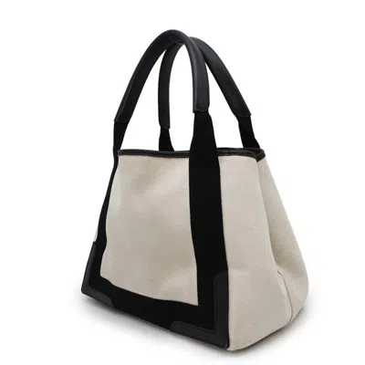 Pre-owned Balenciaga Black Canvas Leather Tote Bag ()