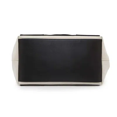 Pre-owned Balenciaga Black Canvas Leather Tote Bag ()