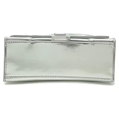 Pre-owned Balenciaga Silver Patent Leather Handbag Shoulder Bag ()