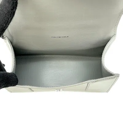 Pre-owned Balenciaga Silver Patent Leather Handbag Shoulder Bag ()