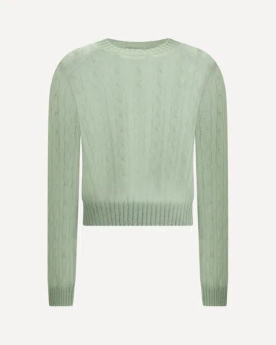 Brunello Cucinelli Mohair And Wool Cable Knit Sweater