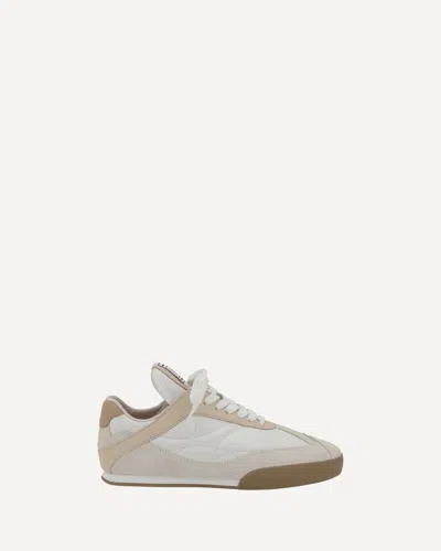 Chloé Kick Suede And Leather Sneakers In Brown