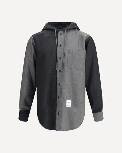 Thom Browne Hooded Shirt Jacket