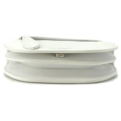 Pre-owned Burberry White Leather Shoulder Bag ()