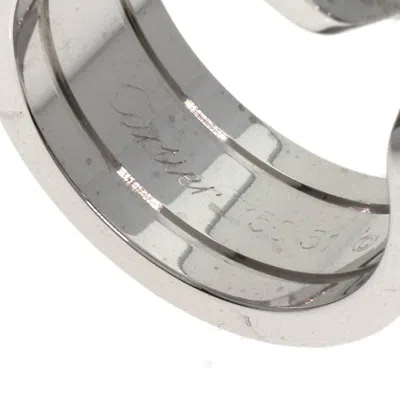 Pre-owned Cartier Black White Gold White Gold (18k) Band Ring ()