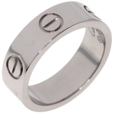 Pre-owned Cartier White Gold White Gold (18k) Band Ring ()