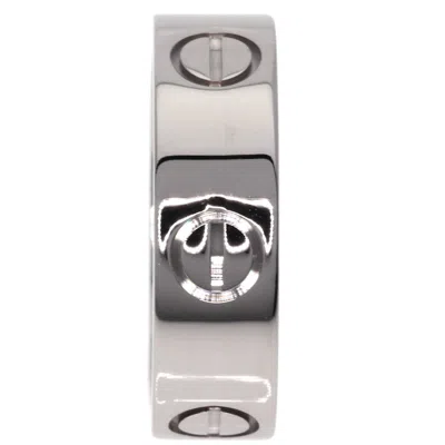 Pre-owned Cartier White Gold White Gold (18k) Band Ring ()