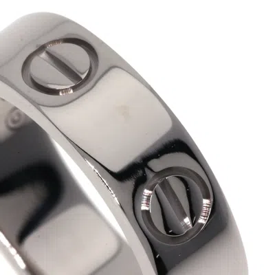 Pre-owned Cartier White Gold White Gold (18k) Band Ring ()