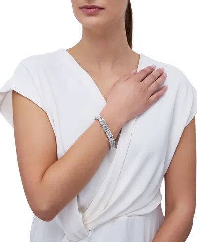 Arabella Cubic Zirconia Bangle (40-1/4 Ct. T.w.) In Sterling Silver