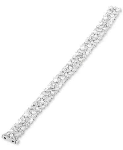 Arabella Cubic Zirconia Bangle (40-1/4 Ct. T.w.) In Sterling Silver