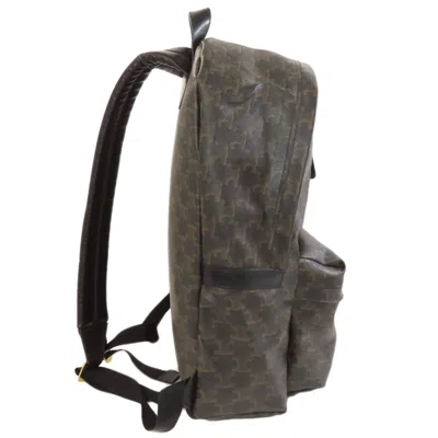 Pre-owned Celine Brown Pvc Backpack ()