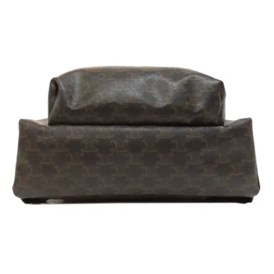 Pre-owned Celine Brown Pvc Backpack ()