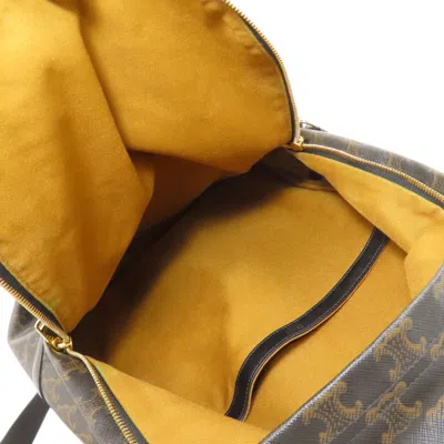 Pre-owned Celine Brown Pvc Backpack ()