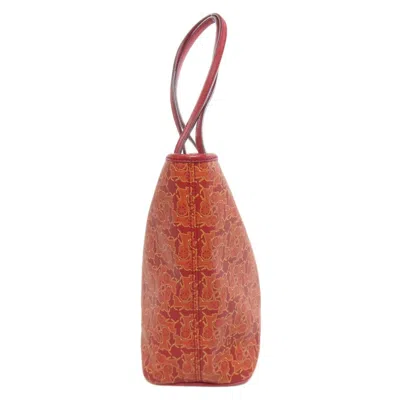 Pre-owned Celine Red Color Pvc Tote Bag ()