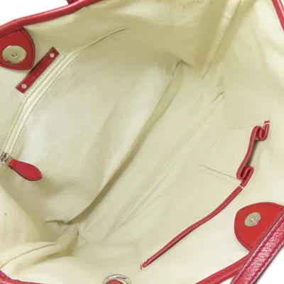 Pre-owned Celine Red Color Pvc Tote Bag ()