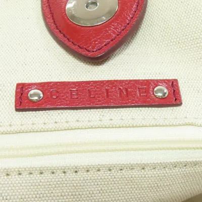 Pre-owned Celine Red Color Pvc Tote Bag ()