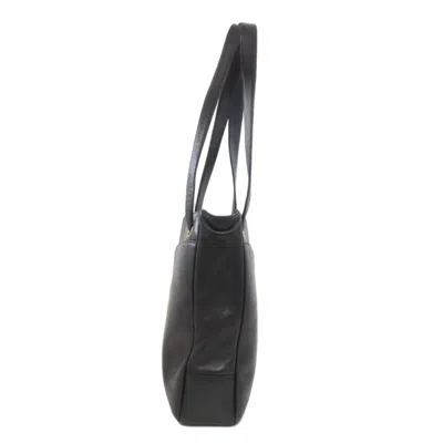 Pre-owned Chanel Black Leather Tote Bag ()