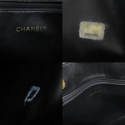 Pre-owned Chanel Black Leather Tote Bag ()