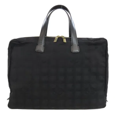 Pre-owned Chanel Black Nylon Tote Bag ()