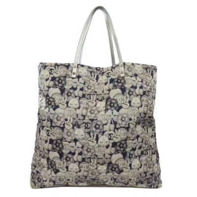Pre-owned Chanel Gray Nylon Tote Bag ()