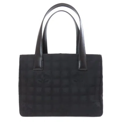 Pre-owned Chanel New Travel Line Black New Travel Line Tote Bag ()