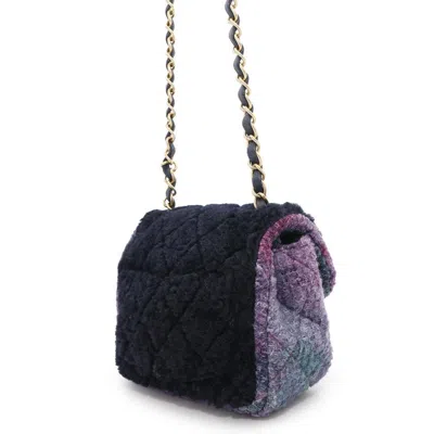 Pre-owned Chanel Purple Wool Shoulder Bag ()