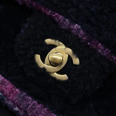 Pre-owned Chanel Purple Wool Shoulder Bag ()