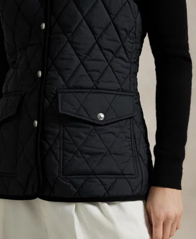 Polo Ralph Lauren Coats Blue And Green In Black