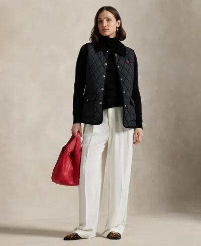 Polo Ralph Lauren Coats Blue And Green In Black