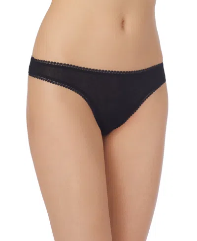 On Gossamer Women's Cabana Cotton Thong Underwear 1412 In Green