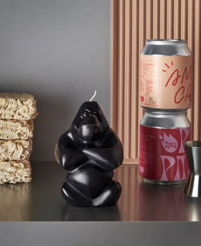 Kosta Boda Gabba Gabba Hey Candle, 9.6 Oz. In Black