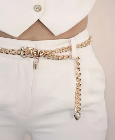 Ettika Lucky Link Adjustable Chain Belt