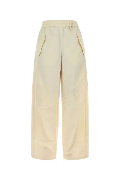 Herno Pantalone In Nylon Avorio  Donna
