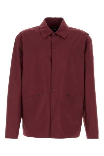 Herno Giubbino In Nylon Bordeaux  Uomo