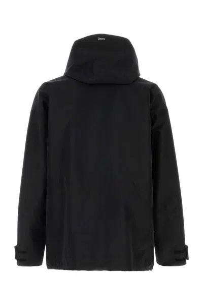 Herno Black Polyester Jacket