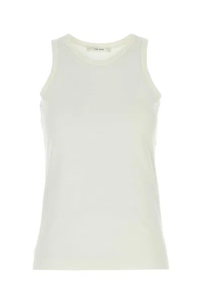 The Row Formosa Fine-knit Tank Top In White