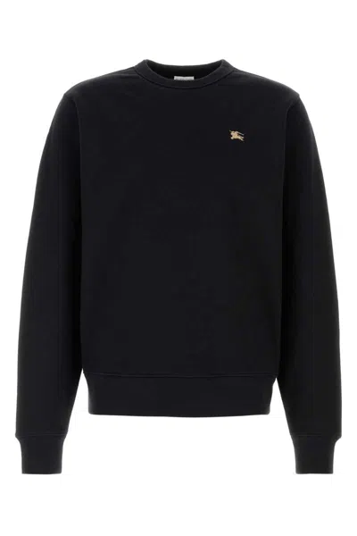 Burberry Cotton Sweatshirt With Logo Embroidery
