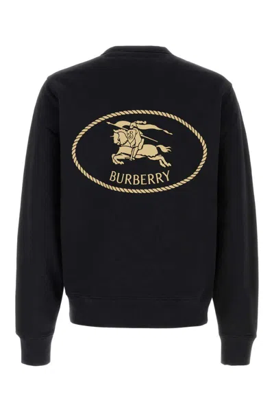 Burberry Cotton Sweatshirt With Logo Embroidery