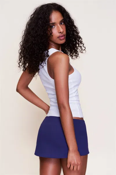 Danielle Guizio Ny Micro Mini Stretch Skirt