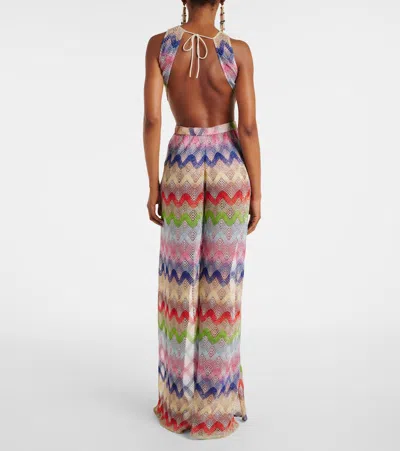 Missoni Zigzag Lamé Jumpsuit In Multi