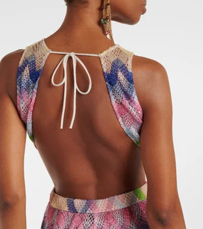 Missoni Zigzag Lamé Jumpsuit In Multi