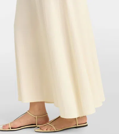 分层绉纱加长连衣裙