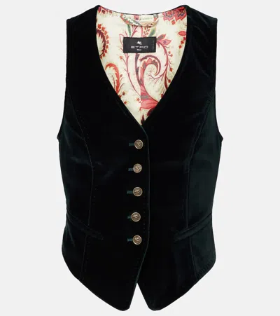 棉质天鹅绒背心