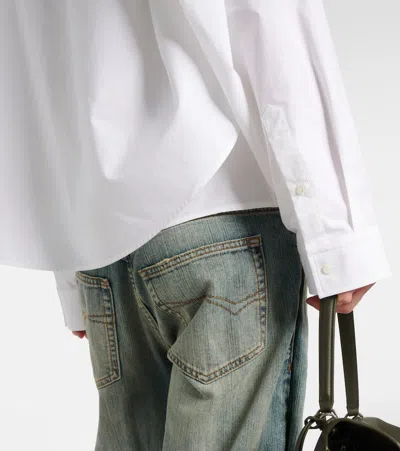 Balenciaga Outerwear Shirt And Blouse White In White