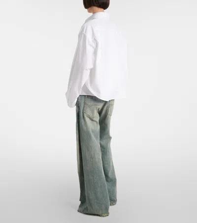 Balenciaga Outerwear Shirt And Blouse White In White