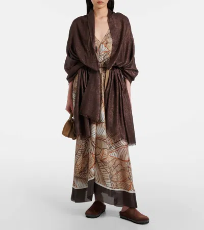 Brunello Cucinelli Monili Suede Clogs