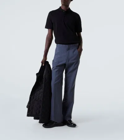 Prada Black Leather New Americas Cup Sneakers