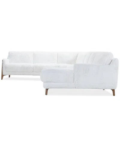 Macy's Briannie 4-pc. Fabric Chaise Sectional, Exclusively At